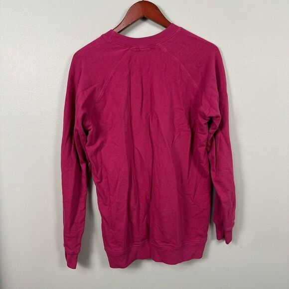 Peloton Womens Small Crewneck Sweatshirt Pink Everyday Oversized - Picture 3 of 3